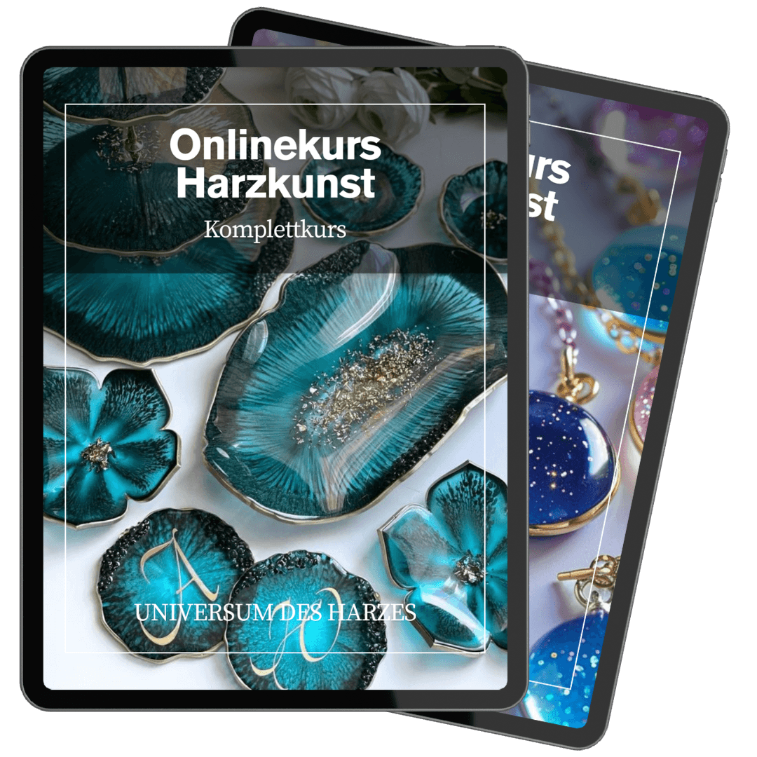 Kursmaterial für Kunst mit Epoxidharz